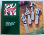 Christmas Cheese Spreaders Stainless Steel Set Of 4 Nib Belk Dept Store. Fixed Price $21.00.