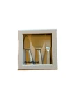 Crate & Barrel Set Of Three Cheese Knives Stainless Steel New Box. Fixed Price $12.00.