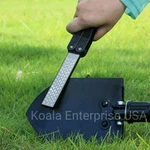 Outdoor Knife Sharpener Sharpening Stone Double Sided Folded Pocket Knives Tools. Fixed Price $10.99.