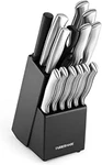 Farberware 15-PIECE Kitchen Knife Set With High-carbon Stainless Steel Blades,. Fixed Price $52.79.