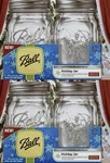 Ball Htf Keepsake Series Holiday Snowflake Mason Canning Pint 16OZ Jars 8PK Nib. Fixed Price $58.63.