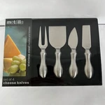 New Prodyne Metalla Stainless Steel Cheese Knives Set Of K-4-S 5 1/2 In. Gift. Fixed Price $15.00.