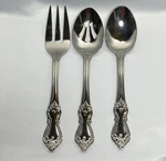 Reed & Barton Duchess Of Marlborough Stainless Flatware 3 Piece Serving Set. Fixed Price $19.96.