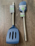 Tovolo Stainless Steel Handle Turner/spatula 2PC Bundle Indigo Blue. Fixed Price $21.99.