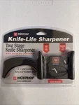 New Wusthof Knife-life Two Stage Sharpener Left Right Scissors Ceramic Carbide. Fixed Price $24.99.