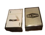 Schrade Old Timer Knife Playing Cards Bti Tools Mint Lot Of 2 New! Sealed!. Fixed Price $19.99.
