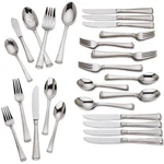 Gorham Silverware Set, Column 45-PIECE Flatware Count, Stainless. Fixed Price $273.99.
