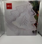 Mikasa Holiday Evergreen Glass Tree Bowl 14 Crystal Serving Dish Christmas. Fixed Price $19.87.