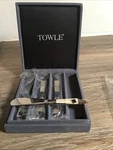 Towle Set (4) Mother Of Pearl Inlay Spreaders 5.5"L New Box. Fixed Price $24.99.