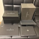 Authentic Baume & Mercier Black Grey Watch Box Case Manual Full Set. Fixed Price $114.00.