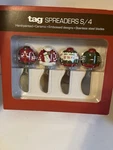 New Tag Handpainted Christmas Sweaters Spreaders Set Of 4. Fixed Price $16.00.