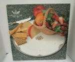 Christopher Stuart Y1008/710 Fruit Basket Bone China Cake Plate 13" Dia. Fixed Price $20.99.
