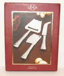 Lenox Holiday Cheese Set Knife Plane & Cleaver. Fixed Price $19.99.
