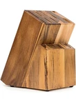 Coninx Acacia Wood Kitchen Knife Block, Quality Organizer, New. Fixed Price $41.99.