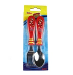 Zak Designs Mickey Mouse Easy Grip Children's Spoon And Fork Flatware Disney. Fixed Price $9.99.