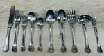 Ginkgo * Lafayette Glossy Hammered Stainless Flatware Vgc Choice - Choose (156). Fixed Price $14.99.