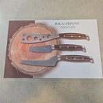 Brandani Italian Style New Cheese Knife Set Of 3. Acacia Collection. Fixed Price $26.99.