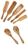 Wooden Cooking Utensils Set, Salad Servers Heat Resistant Non Stick .... Fixed Price $34.49.