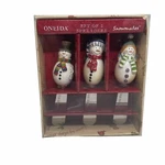 Oneida Snowmen Cheese Spreaders For Christmas Set Of 3 Snowmates Taylor-kerman. Fixed Price $9.95.