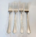 (4) New International Capri Frost Stainless Salad Forks China. Fixed Price $19.99.