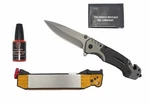 Horace Whitlock Knife & Sharpener Combo Edc Folding + 6-IN-1 Field. Fixed Price $39.95.