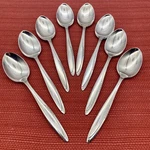 Euc SET-OF-8 Gorham Stegor Zest Stainless Teaspoons Flatware Utensil Lot. Fixed Price $35.00.