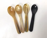 Horn Spoons - Set Of 4 Pieces Natural Cow's. Fixed Price $20.00.