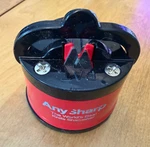 Anysharp Knife Sharpener With Powergrip - Red. Fixed Price $9.99.