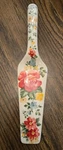 Pie Cake Server Pioneer Woman Ceramic Vintage Floral Pattern Retired Beautiful!. Fixed Price $42.99.