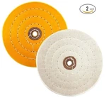 LINE10 Tools Buffing Wheel For Bench Grinder, Set Of 2, 6 Inch, Yellow Firm And. Fixed Price $22.29.