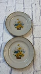 Design Six Stoneware Small Plate Set Of 2 Japan Holiday Series. Fixed Price $12.99.