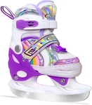 Nattork Girls Ice Skates For Kids 4 Size Adjustable Butterfly. Fixed Price $29.99.