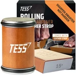 Rolling Knife Sharpener Kit With Leather Strop - 15 & 20 Degree Magnetic Hold.... Fixed Price $42.81.