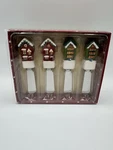 Russ Bonnie Lynn Cottage Christmas Cheese Spreader Set Of 4 New Nib. Fixed Price $9.60.