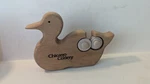 Vintage Chicago Cutlery Wooden Duck Knife Sharpener. Fixed Price $29.95.