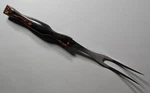 Vintage Cutco N0. 1727 Ss Prong Turning Fork. Brown Orange Swirl Handle. Fixed Price $24.99.
