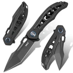 Vnla Folding Pocket Knife Sandvik 14C28N Steel Tanto Point BLADEG10 Handlewith. Fixed Price $34.29.