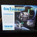 Robot 6 In 1 Solar Rechargeable Space Fleet Kit Educational Snap Together. Fixed Price $15.00.