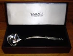 Tarnished Wallace Silversmiths Silverplate Punch Ladle - WAS178. Fixed Price $39.99.