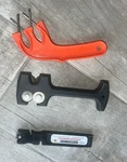 3 Vtg Sharpeners Edgemaker Pro Selecttool Firestone Knife Usa. Fixed Price $59.55.