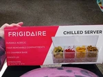 Frigidaire Chilled Server Clear Durable Acrylic Bpa Free 16"X 5.75"X 5"H New. Fixed Price $37.99.