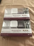 2 Boxes Mozaik 96 Piece Heavy Plastic Appetizer Sets Nip. Fixed Price $39.99.
