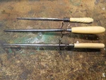 Will & Finck Chefs Sharpening Steel (3) One Is Signed. Fixed Price $400.00.