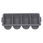 Rubbermaid Commercial Cutlery Bin, 4 Compartments, Plastic, Gray. Fixed Price $29.83.