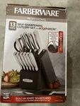 Farberware 13PC Self-sharpening Cutlery Block Set #5218119 Brand New. Fixed Price $59.99.