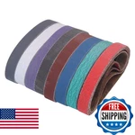 32 Pack 1/2" X 10" Replacement Knife Sharpener Sanding Belts For Work Wscm. Fixed Price $62.32.