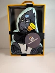 Blizzard Overwatch Baby Winston Character Storage Set Plush Pillow & Box. Fixed Price $20.00.