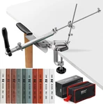 Ruixin Pro RX-008 Kitchen Knife Sharpener System With 10 Whetstones 360 Flip. Fixed Price $59.75.