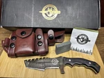 Wolfklinge Handmade Damascus Steel Tracker Bowie Knife Shadow Fang DCX17-63. Fixed Price $47.79.