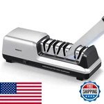 Reemix Electric Knife Sharpener 4-STAGE Sharpening Repair Coarse Medium Fine. Fixed Price $82.17.